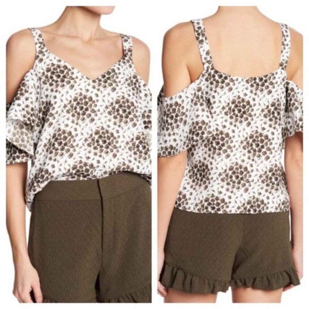 Club Monaco Beuio Cold Shoulder Blouse